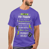 Papagei-Shirt - Papageienkopf Funny T-Shirt (Vorderseite)