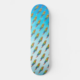 Papagei Skateboard