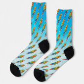 Papagei Socken (Linkes Detail)