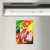 Papagei Sommerfreude Magnet (In Situ (Geschirrspüler))