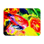 Papagei Sommerfreude Magnet (Horizontal)