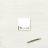 Papagei Sticky Notes Post-it Klebezettel (Auf Schreibtisch)