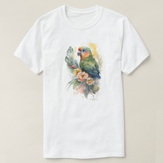 Papagei-T - Shirt (Design vorne)