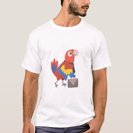 Papagei-T - Shirt (Vorderseite)