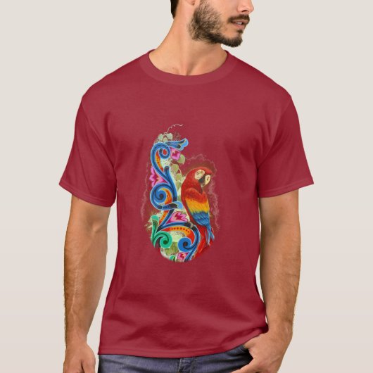 Papagei T-Shirt (Vorderseite)