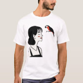 Papagei-T - Shirt (Vorderseite)