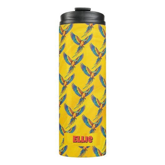 Papagei Thermosbecher (Vorderseite)