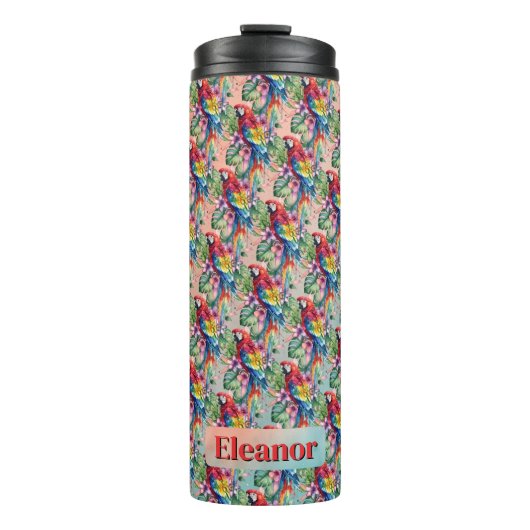 Papagei Thermosbecher (Vorderseite)