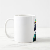 Papagei Tropischer Vogel Design Tasse (Links)