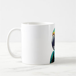 Papagei Tropischer Vogel Design Tasse