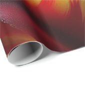 Papagei Tulip Blumenrot und Gelb Geschenkpapier (Rolleneckpunkt)