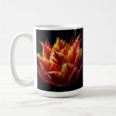 Papagei Tulip Blumenrot und Gelb Kaffeetasse (Links)