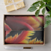 Papagei Tulip Blumenrot und Gelb Seidenpapier (Geschenk)