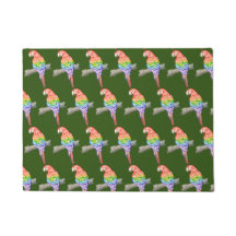 Papagei-Türmatte grün