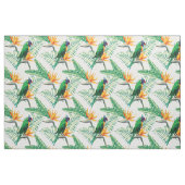 Papagei und Blume Stoff (Yard (91,4 cm))