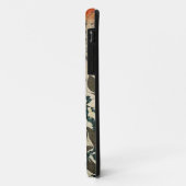 Papagei und Blumen Case-Mate iPhone Hülle (Hinten/Links)