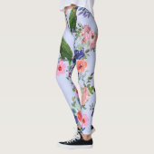 Papagei unter den Blüten Leggings (Links)