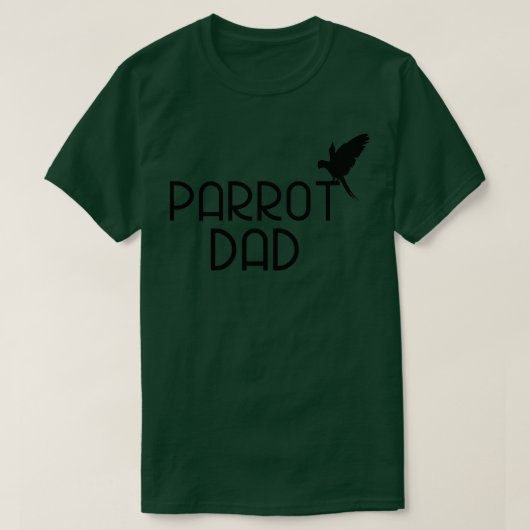 Papagei-Vater 6 T-Shirt (Design vorne)