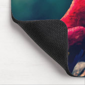 Papagei, Vogel, Ara Mousepad (Ecke)