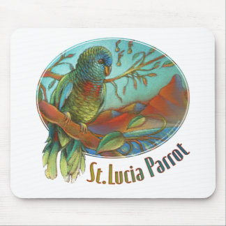 Papagei von St Lucia Mousepad