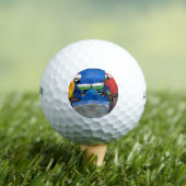 Papagei Weihnachtsmann Golfball (Insitu T-Shirt)