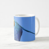 Papagei Weiße Kaffeetasse (VorderseiteRechts)