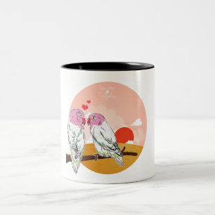 Papagei Zweifarbige Tasse
