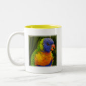 Papagei Zweifarbige Tasse (Links)
