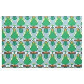 Papageien aus grünem Cartoon Stoff (Fat Quarter (45,7 x 55,9 cm))