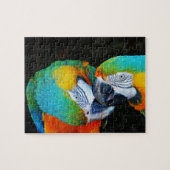 Papageien - Beste Freunde Puzzle (Horizontal)
