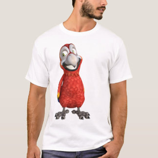 Papageien-Comic T-Shirt