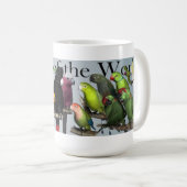 Papageien der Welt Kaffeetasse (VorderseiteRechts)