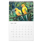 Papageien-Gemälde-Kalender Kalender (Mär 2027)