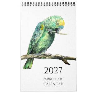 Papageien-Gemälde-Kalender Kalender