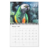 Papageien-Gemälde-Kalender Kalender (Feb 2027)
