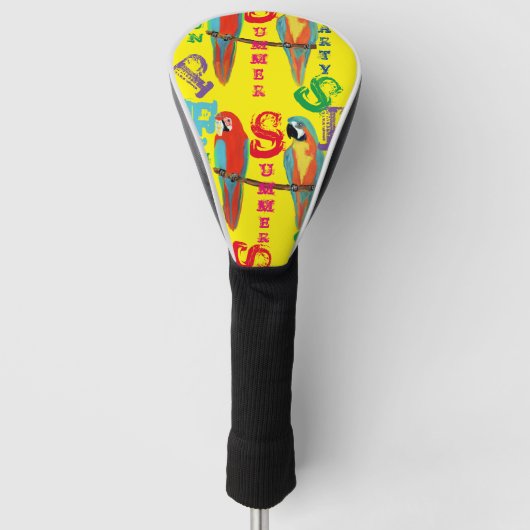 PAPAGEIEN GOLF HEADCOVER (Vorderseite)