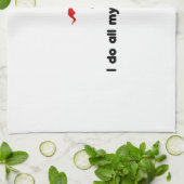 Papageien-Held Küchentuch (Gefaltet)