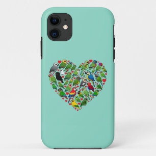 Papageien-Herz Case-Mate iPhone Hülle