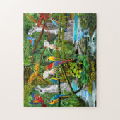 PAPAGEIEN IM PARADIES PUZZLE (Vertikal)
