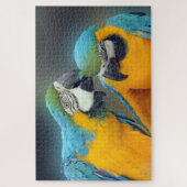 Papageien in der Liebe Puzzle (Vertikal)