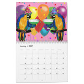 Papageien Kalender (Jan 2027)