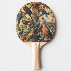 Papageien-Kanopy-Artistry-Serie im professionellen Tischtennis Schläger