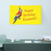 Papageien-Kinder-Geburtstagsfeier Banner (Messeveranstaltung)