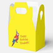Papageien-Kinder-Geburtstagsfeier Geschenkschachtel (Geöffnet)