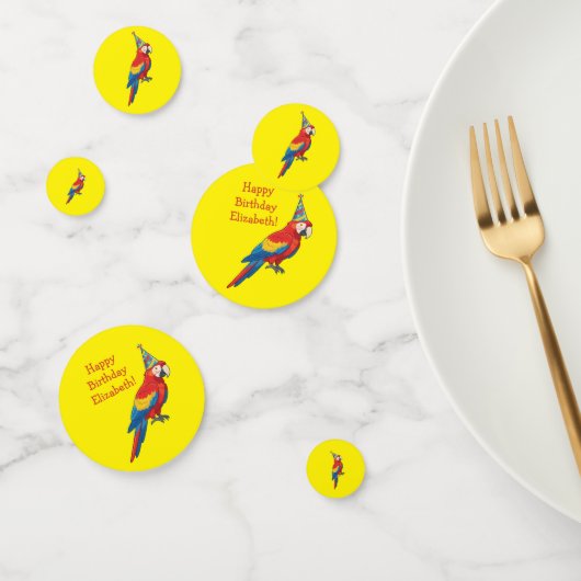 Papageien-Kinder-Geburtstagsfeier Konfetti (Gruppe)