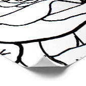 Papageien-Klarheit Poster (Ecke)