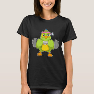 Papageien Krafttraining Hantel T-Shirt