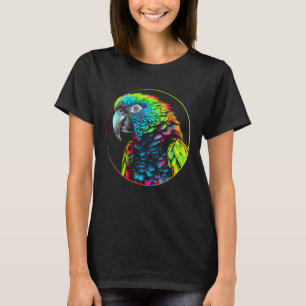 Papageien Kunst Buntes Tier Vogel Papagei T-Shirt