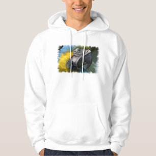 Papageien-mit Kapuze Sweatshirt