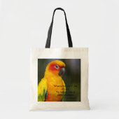 Papageien-(mit Text) Tasche Sun Conure (Vorne)